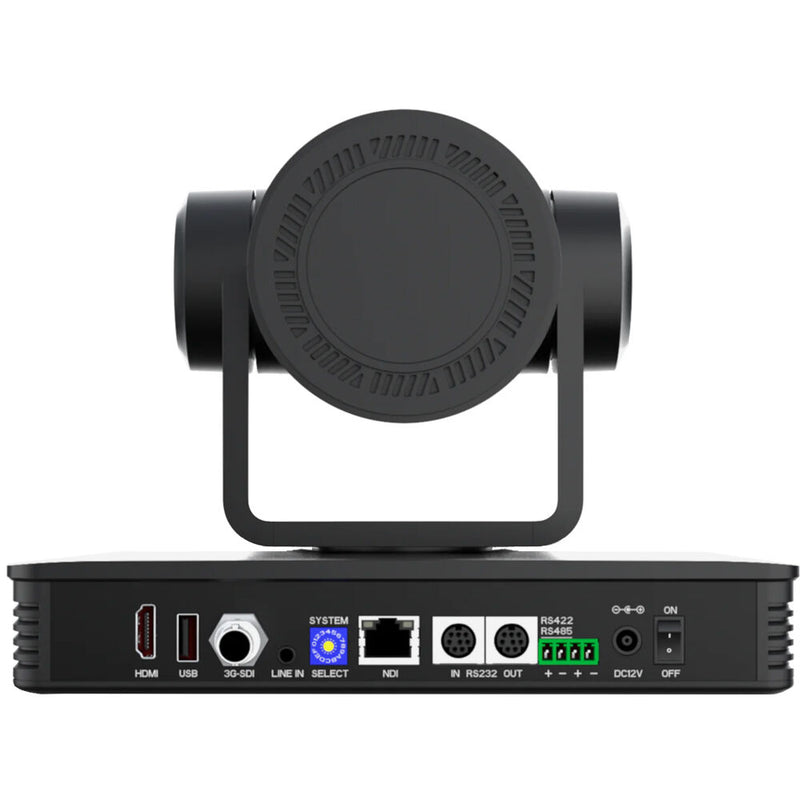 DVDO C5-1 4K NDI HDMI/IP/3G-SDI/USB PTZ Camera with 25x Optical Zoom & AI Auto Tracking (Black)