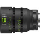 NiSi ATHENA PRIME 18mm T2.2 Full-Frame Lens (Sony E, Drop-In Filter Mount)