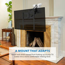 Mount-It! MI-386W Motorized Above-Fireplace Wall Mount for 40 to 70" Displays (White)