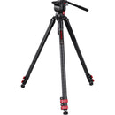 iFootage Gazelle TC7 Fastbowl Carbon Fiber Tripod with Komodo K5S Fluid Head Bundle