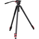 iFootage Gazelle TC7 Fastbowl Carbon Fiber Tripod with Komodo K5S Fluid Head Bundle