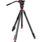 iFootage Gazelle TC6S Uprise Tripod with Komodo K5S Fluid Head Bundle