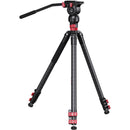 iFootage Gazelle TC6S Uprise Tripod with Komodo K5S Fluid Head Bundle