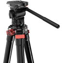 iFootage Gazelle TA3B Aluminum Alloy Tripod and Komodo K3 Fluid Head Bundle