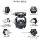 ARTCISE LB52 Low-Profile Ball Head