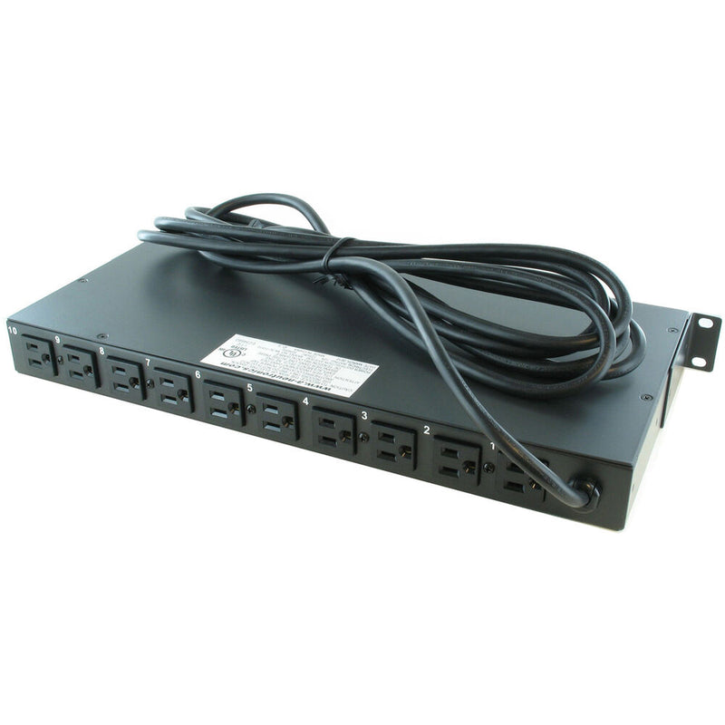 A-Neutronics 10-Outlet 19" Rackmount Power Strip