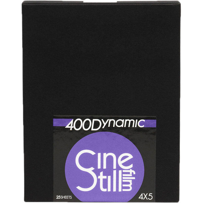 CineStill Film 400Dynamic Color Negative Film (4 x 5", 25 Sheets)