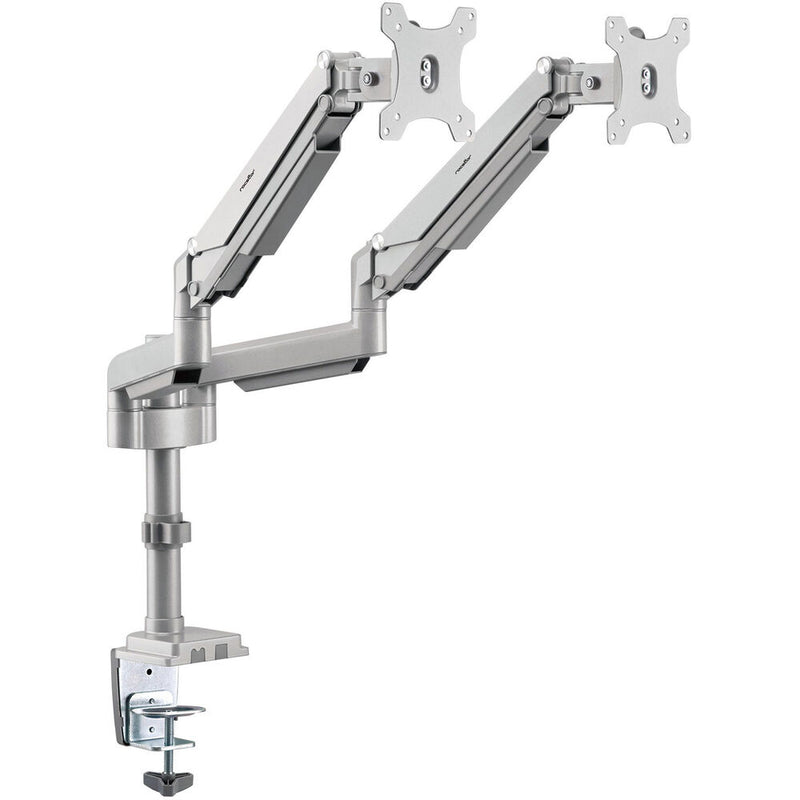 Rocstor ErgoReach EP18 Premium Aluminum Dual Ergonomic Monitor Mounted Arm