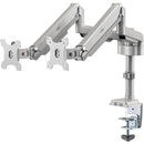 Rocstor ErgoReach EP18 Premium Aluminum Dual Ergonomic Monitor Mounted Arm