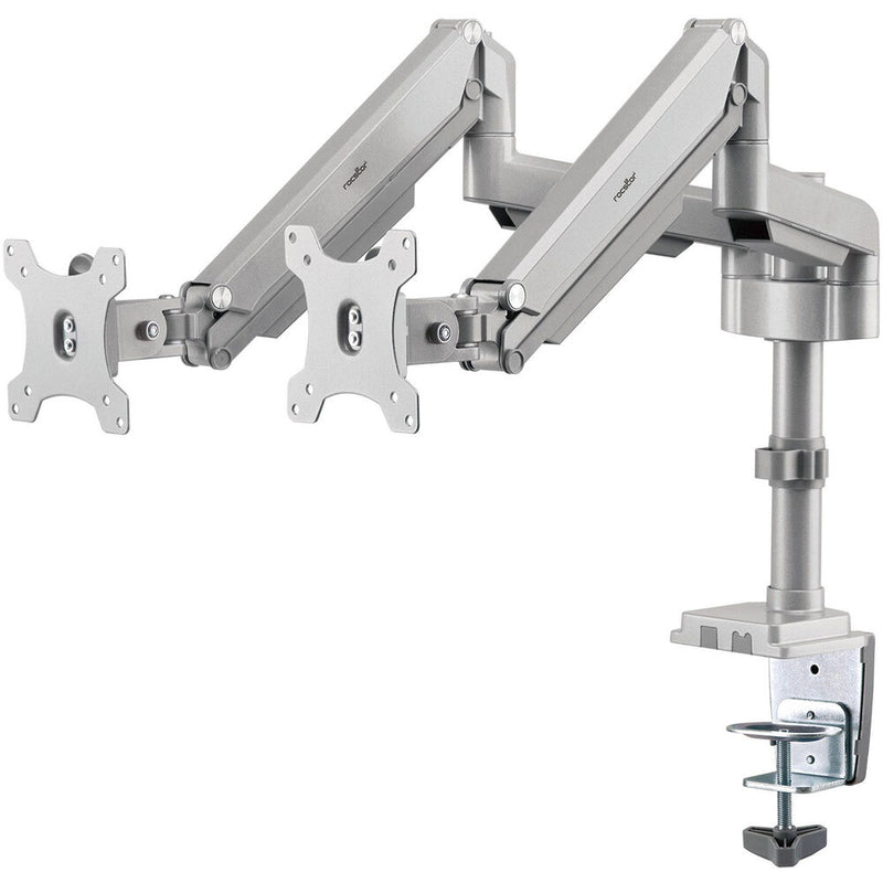 Rocstor ErgoReach EP18 Premium Aluminum Dual Ergonomic Monitor Mounted Arm