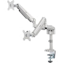 Rocstor ErgoReach EP18 Premium Aluminum Dual Ergonomic Monitor Mounted Arm