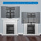 Mount-It! MI-395 Pull-Down Fireplace TV Mount with Spring Arm for 43 to 70" Displays (Black)