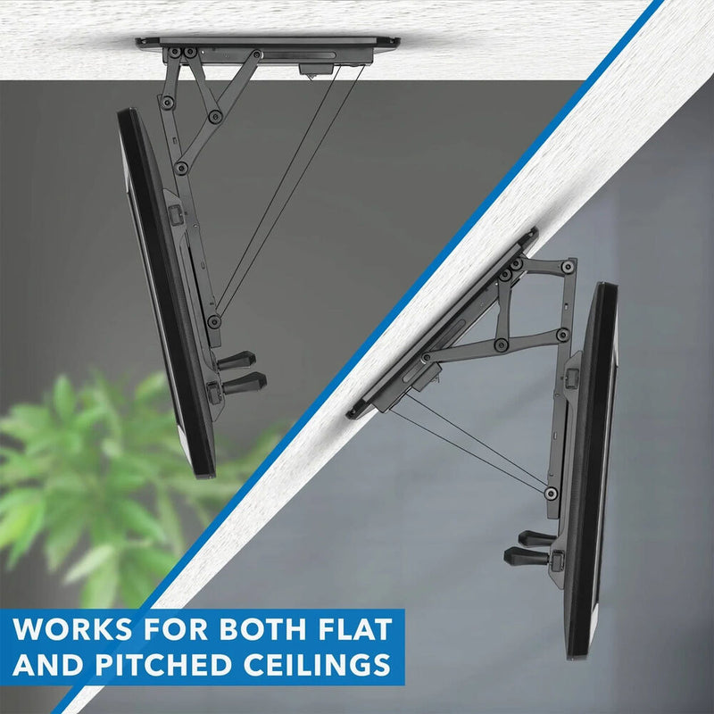 Mount-It! MI-4224 Motorized Ceiling Mount for 32 to 70" TVs (Black)
