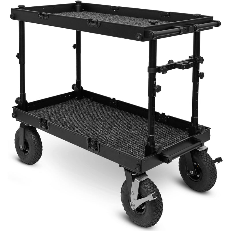 adicam MAX Film Cart with Height Adjustable Legs (10" Wheels, Black Latches)