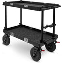 adicam MAX Film Cart with Standard Legs (Premium 10" Wheels, Silver Latches)