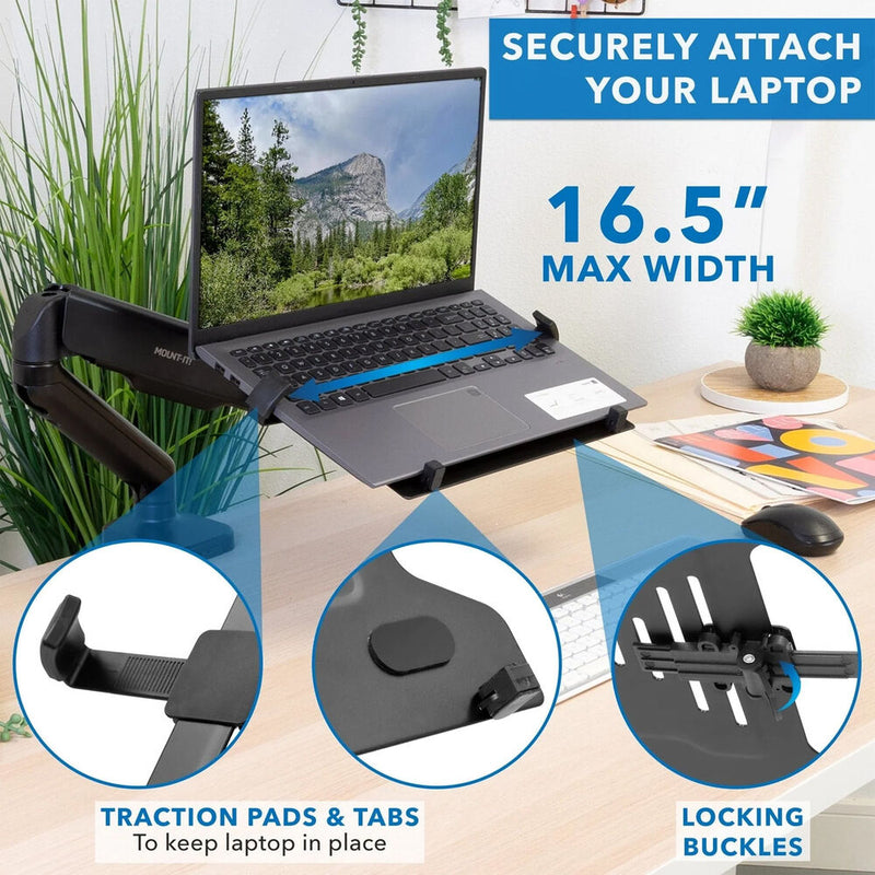 Mount-It! MI-6352LT Height-Adjustable Laptop Desk Mount