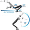 Mount-It! MI-6352LT Height-Adjustable Laptop Desk Mount