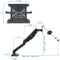 Mount-It! MI-6352LT Height-Adjustable Laptop Desk Mount