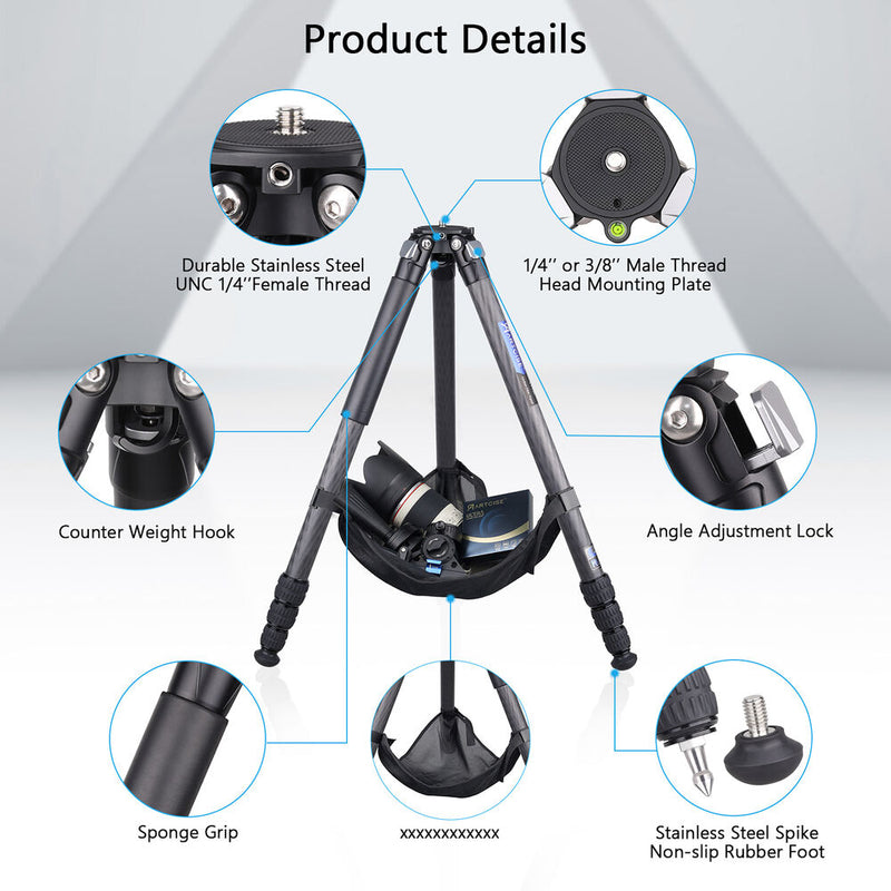 ARTCISE CT70C Compact Carbon Fiber Tripod