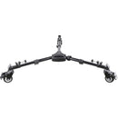 ARTCISE MF70 Heavy-Duty Aluminum Video Tripod with Fluid Head & TD1 Universal Photography Tripod Dolly