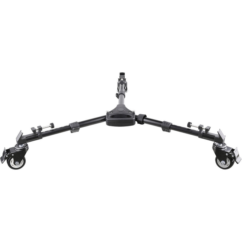ARTCISE MF70 Heavy-Duty Aluminum Video Tripod with Fluid Head & TD1 Universal Photography Tripod Dolly
