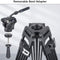 ARTCISE MF70 Heavy-Duty Aluminum Video Tripod with Fluid Head & TD1 Universal Photography Tripod Dolly