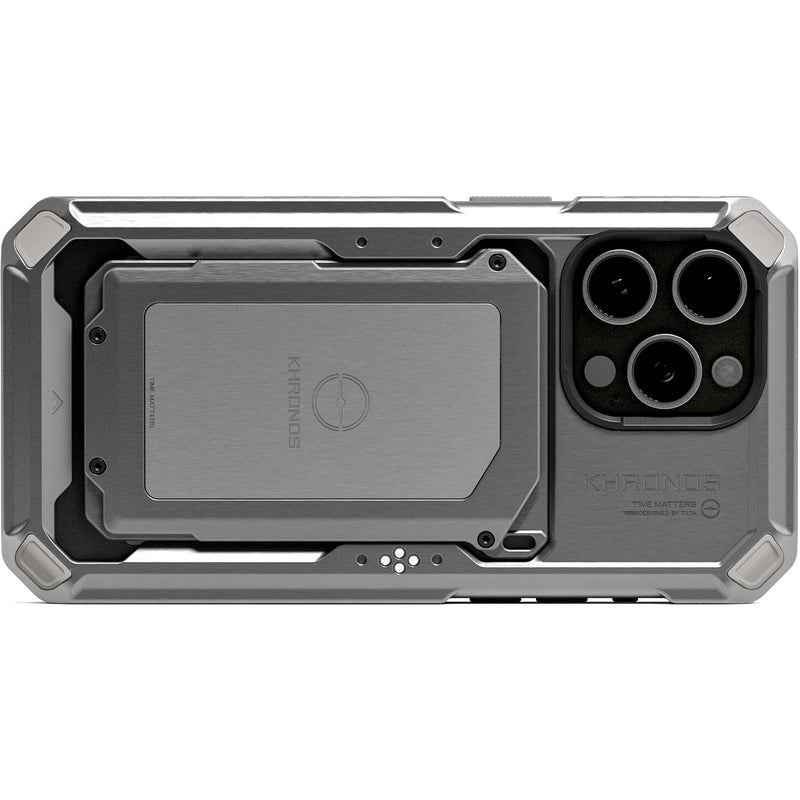 Tilta Khronos Mobile Filmmaking Case for iPhone 15 Pro Max (Titanium White)