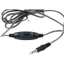 Califone KH-08GT BK On-Ear Headset with Gooseneck Microphone and 3.5mm Plug (Black)