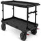adicam MAX Film Cart with Height Adjustable Legs (Premium 9" Wheels, Black Latches)
