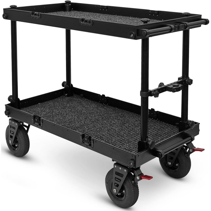 adicam MAX Film Cart with Standard Legs (Premium 9" Wheels, Black Latches)