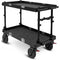 adicam MAX Film Cart with Height Adjustable Legs (Premium 9" Wheels, Silver Latches)