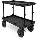 adicam MAX+ Film Cart with Height Adjustable Legs (Premium 10" Wheels, Black Latches, 551 lb Load Capacity)
