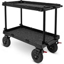 adicam MAX+ Film Cart with Standard Legs (Premium 10" Wheels, Black Latches, 551 lb Load Capacity)