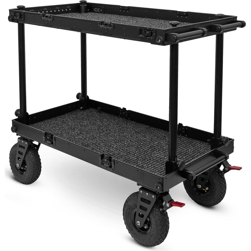 adicam MAX+ Film Cart with Standard Legs (Premium 10" Wheels, Black Latches, 551 lb Load Capacity)