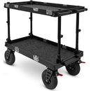 adicam MAX+ Film Cart with Height Adjustable Legs (Premium 10" Wheels, Silver Latches, 551 lb Load Capacity)