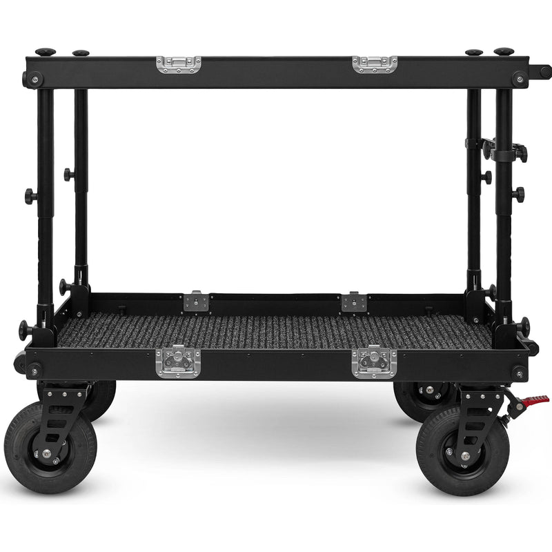 adicam MAX Film Cart with Height Adjustable Legs (Premium 9" Wheels, Silver Latches)