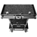 adicam MAX Film Cart with Height Adjustable Legs (Premium 9" Wheels, Silver Latches)