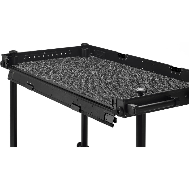 adicam MAX+ Film Cart with Height Adjustable Legs (Premium 10" Wheels, Black Latches, 551 lb Load Capacity)