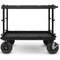 adicam MAX+ Film Cart with Height Adjustable Legs (10" Wheels, Black Latches, 551 lb Load Capacity)