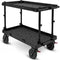 adicam MAX+ Film Cart with Height Adjustable Legs (Premium 9" Wheels, Black Latches, 551 lb Load Capacity)