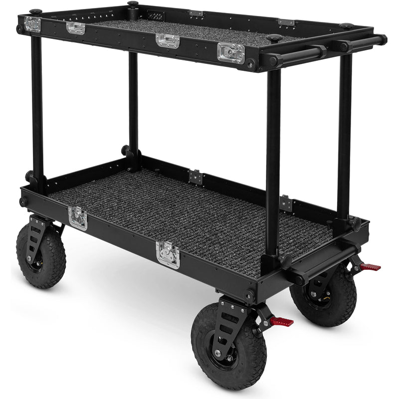 adicam MAX+ Film Cart with Standard Legs (Premium 10" Wheels, Silver Latches, 551 lb Load Capacity)