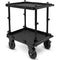 adicam MINI Film Cart with Height Adjustable Legs (8" Wheels, Black Latches, 331 lb Load Capacity)