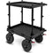 adicam MINI Film Cart with Height Adjustable Legs (Premium 10" Wheels, Black Latches, 331 lb Load Capacity)