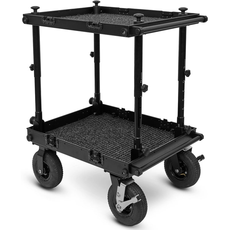 adicam MINI Film Cart with Height Adjustable Legs (9" Wheels, Black Latches, 331 lb Load Capacity)