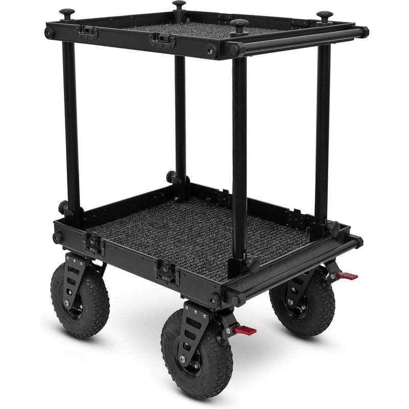 adicam MINI Film Cart with Standard Legs (Premium 10" Wheels, Black Latches, 331 lb Load Capacity)