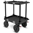 adicam MINI Film Cart with Standard Legs (Premium 10" Wheels, Silver Latches, 331 lb Load Capacity)