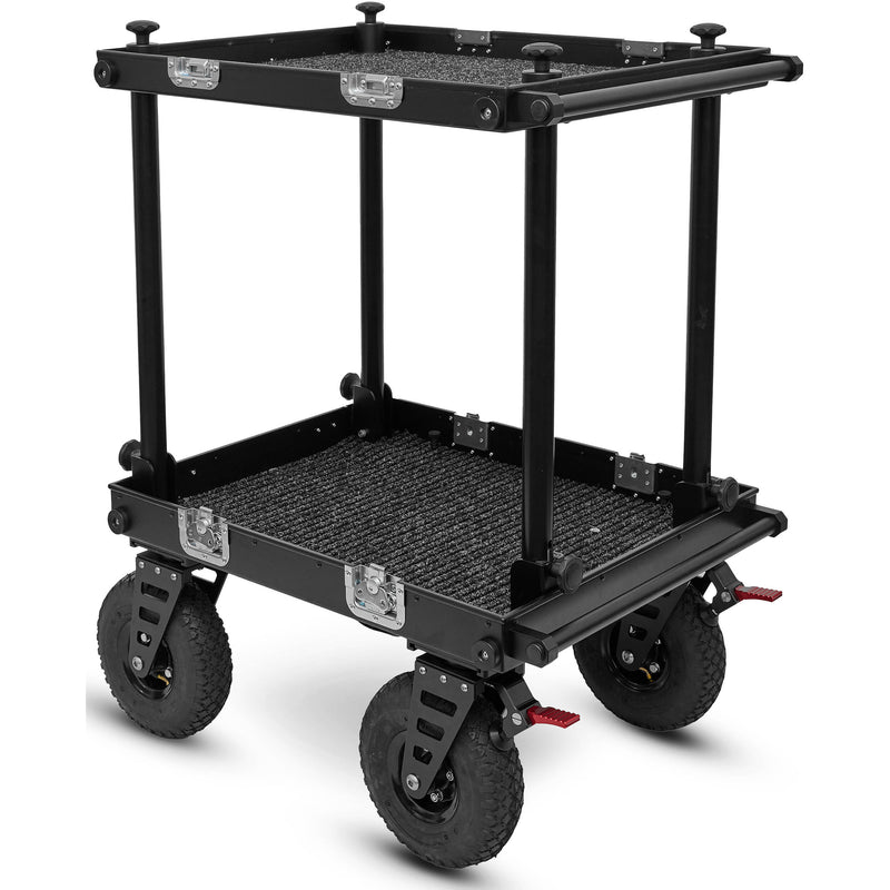 adicam MINI Film Cart with Standard Legs (Premium 10" Wheels, Silver Latches, 331 lb Load Capacity)