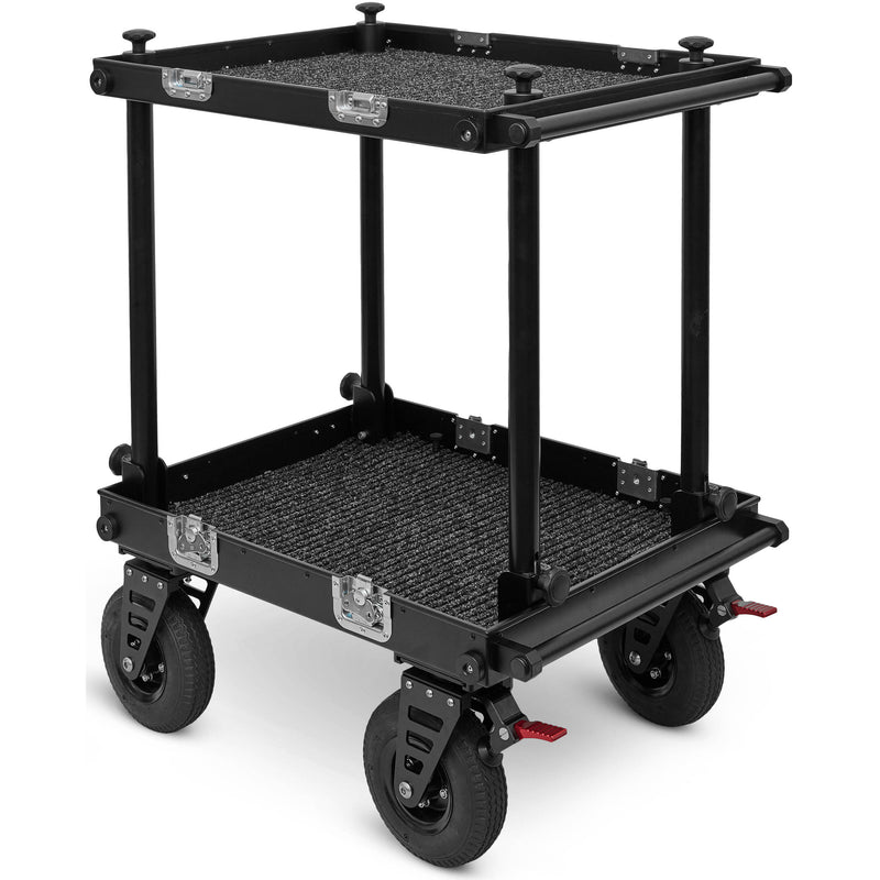 adicam MINI Film Cart with Standard Legs (Premium 9" Wheels, Silver Latches, 331 lb Load Capacity)