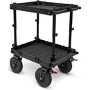 adicam MINI+ Film Cart with Height Adjustable Legs (Premium 10" Wheels, Black Latches, 331 lb Load Capacity)