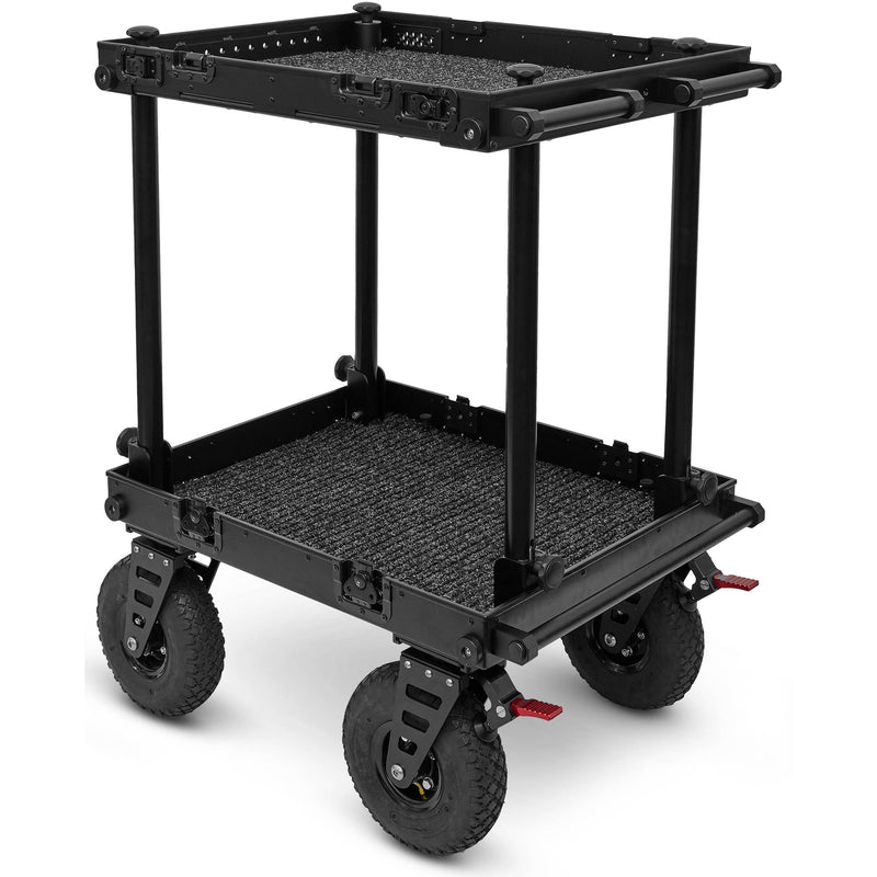 adicam MINI+ Film Cart with Standard Legs (Premium 10" Wheels, Black Latches, 331 lb Load Capacity)